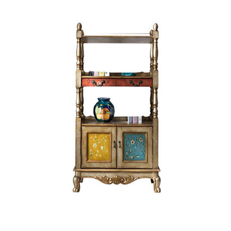 Industrial Rubberwood Chest with Doors Storage Cabinet with Shelves Clearhalo 'Cabinets & Chests' 'cabinets_chests' 'furn' 'furn_cabinets_chests' 'Furniture' 'Living Room Furniture' 1200x1200_28750f4c-e0a3-44de-b409-979ba5f4b07f