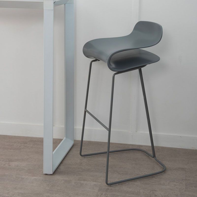 Nordic Stainless Steel Barstool Simple Indoor Tall Stool with Plastic Seat Clearhalo 'Bar Furniture' 'Bar Stools' 'bar_stools' 'furn' 'furn_bar_stools' 'furniture_bar_stools' 'Kitchen & Dining Furniture' 'kitchen&dining_furn' 'kitchen' 'kitchen_furn' Furniture' 1200x1200_287578b8-4ae8-4cf9-8cfc-b37ab456238c