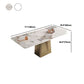 Glam Dining Set 1/2/4/7 Pieces Sintered Stone Top Table with Wingback Chairs Clearhalo 'Dining Room Sets' 'Dining Tables & Seating' 'dining_room_set' 'furn' 'furn_dining_room_set' 'Furniture' 'Kitchen & Dining Furniture' 1200x1200_2875fa9a-3cd4-4f9b-9292-4d21eca4bb9d