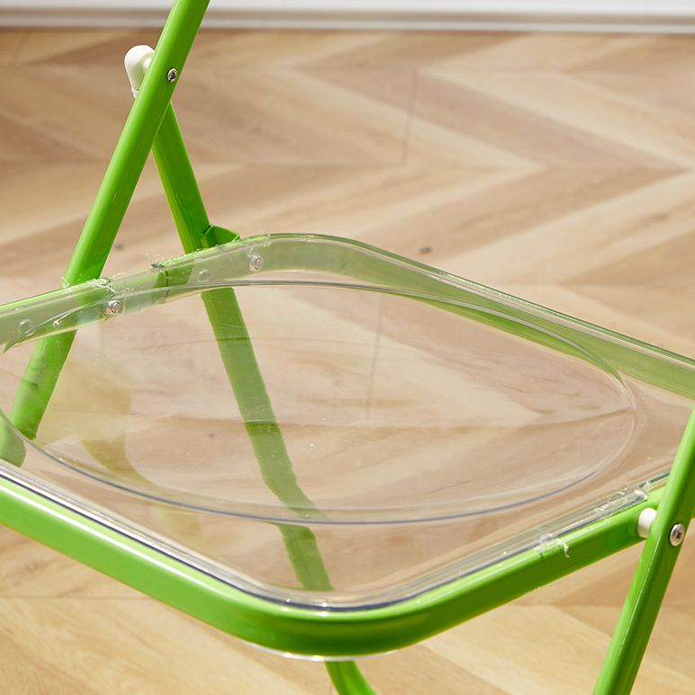 Chaises de salle à manger sans bras en métal contemporain (ensemble de 4/8)