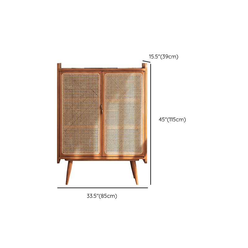 Mid-Century Rectangle Storage Cabinet Solid Wood Accent Cabinet Clearhalo 'Cabinets & Chests' 'cabinets_chests' 'furn' 'furn_cabinets_chests' 'Furniture' 'Living Room Furniture' 1200x1200_2879f174-c596-40c4-9654-d17da062196d