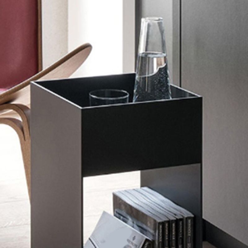 Industrial Night Table Open Storage Bed Nightstand for Bedroom Clearhalo 'Bedroom Furniture' 'furn' 'furn_night_stand' 'Furniture' 'night_stand' 'Nightstands' 1200x1200_287bb863-5113-4058-8675-e8ca9293a9c2