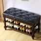Rubber Wood Seating Bench Cushioned Rectangle Shoe Storage Entryway Bench Clearhalo 'Benches' 'Chairs & Seating' 'furn' 'furn_benches' 'Furniture' 'Living Room Furniture' 1200x1200_287d4626-d5d3-48ab-84b3-9ce639230c5d
