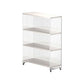 Closed Back Vertical Bookshelf Modern Style Acrylic Bookcase for Office Clearhalo 'Bookcases' 'furn' 'furn_bookcases' 'Furniture' 'Office Furniture' 1200x1200_28817365-1954-4f29-aea4-d7eeea9831cc