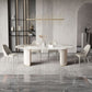 Contemporary Rectangle Table Set 1/4/5/6/7 Pieces Dining Set for Home Use Clearhalo 'Dining Room Sets' 'Dining Tables & Seating' 'dining_room_set' 'furn' 'furn_dining_room_set' 'Furniture' 'Kitchen & Dining Furniture' 1200x1200_28826fc8-d085-4457-84e8-c0a2ff90bc15