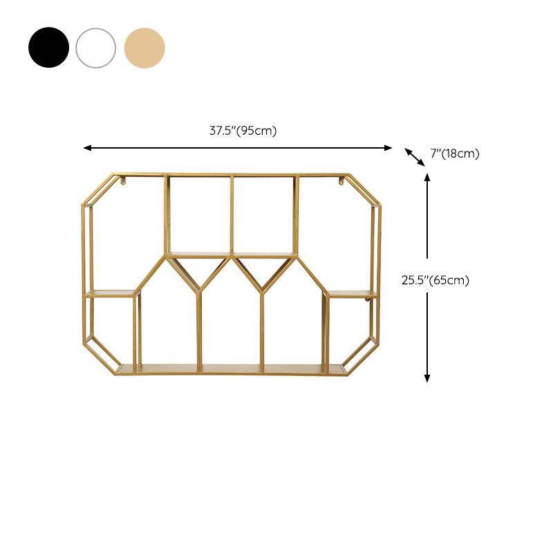 Metal Flotating Book Stant Stant Stant Made Malles Monte se incluye estantería para la sala de estudio para la sala de estudio