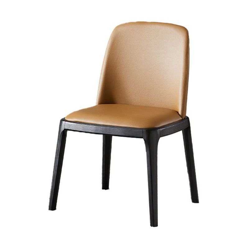 Indoor Industrial Side Chair Solid Back Wood Upholstered Dining Room Chair (Set of 2) Clearhalo ' kitchen&dining_furn' 'Dining Chairs' 'Dining Tables & Seating' 'dining_chair' 'furn' 'furn_dining_chair' 'Furniture' 'furniture_dining_chair' 'Kitchen & Dining Furniture' 'kitchen' 1200x1200_2888ee48-74af-48e4-bd45-80b17f4a83b7