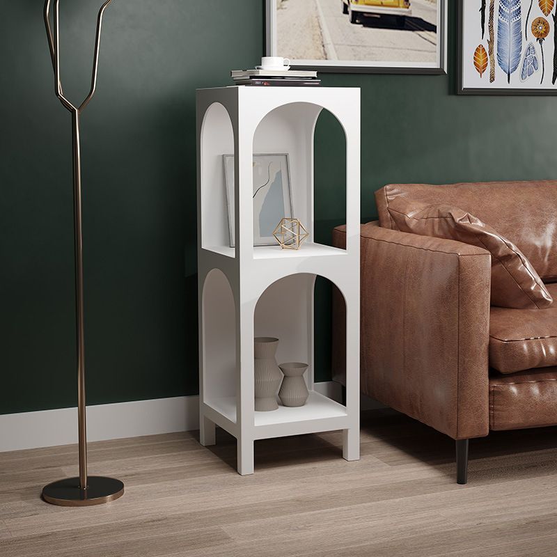 13.78 "W Scandinave antique finis final étagère bibliothèque en métal étagère avec étagères