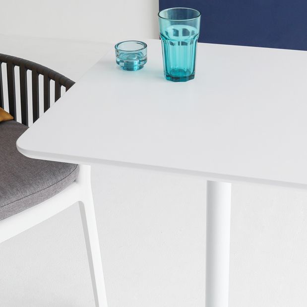 Square Pedestal Dinner Table Industrial Style MDF Dining Table for Indoor Clearhalo ' dining_table' 'Dining Tables & Seating' 'Dining Tables' 'furn' 'furn_dining_table' 'Furniture' 'furniture_dining_table' 'Kitchen & Dining Furniture' 'kitchen&dining_furn' 'kitchen' 'kitchen_dining_table' 1200x1200_288a346f-7f03-4231-8867-1b78a32c4639