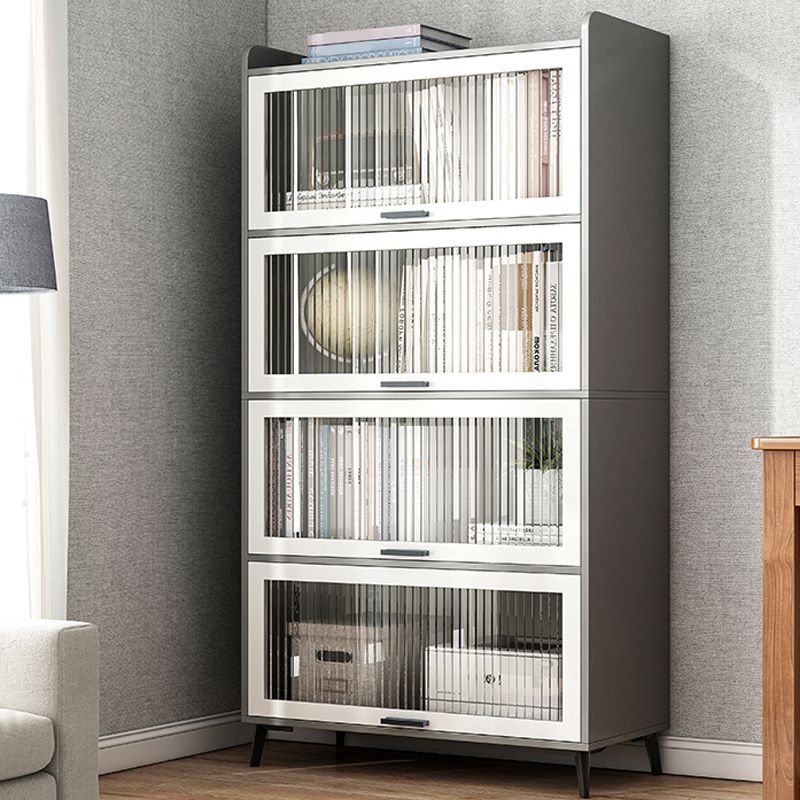 Modern Wood Storage Cabinet Square Bar Pulls Accent Chest with Doors Clearhalo 'Cabinets & Chests' 'cabinets_chests' 'furn' 'furn_cabinets_chests' 'Furniture' 'Living Room Furniture' 1200x1200_288d5160-0c3e-4660-83ae-a395eddb2d69