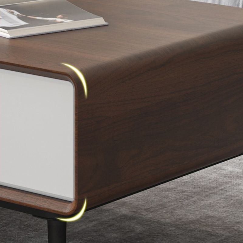 15"H Contemporary Coffee Table Single Coffee Cocktail Table with Storage Clearhalo 'Coffee & Accent Tables' 'Coffee Tables' 'coffee_tables' 'furn' 'furn_coffee_tables' 'Furniture' 'Living Room Furniture' 1200x1200_288d989c-c017-4b00-832a-6be9275f4834