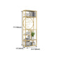 Modern Living Room Etagere Bookshelf Iron Frame Manufactured Wood Shelf Bookcase Clearhalo 'Bookcases' 'furn' 'furn_bookcases' 'Furniture' 'furniture_bookcases' 'Office Furniture' 1200x1200_28903b53-8bf9-4544-8344-3ea668411a47