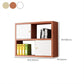 Wood Closed Back Bookshelf Floating Contemporary Bookcase with Shelves
