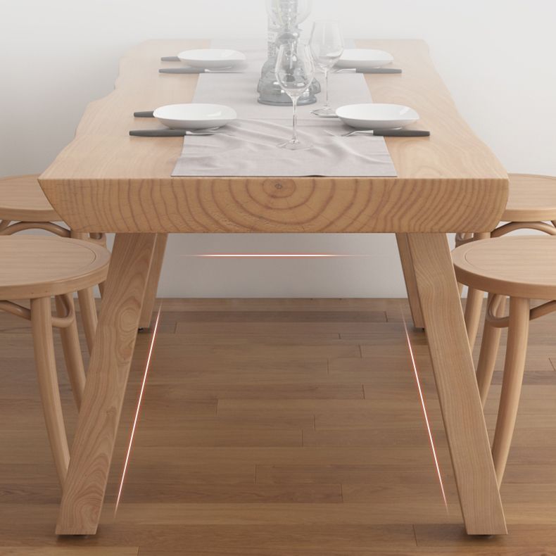 Juego de comedor moderno de 1/4/5/6 piezas, juego de mesa de comedor rectangular de madera de pino
