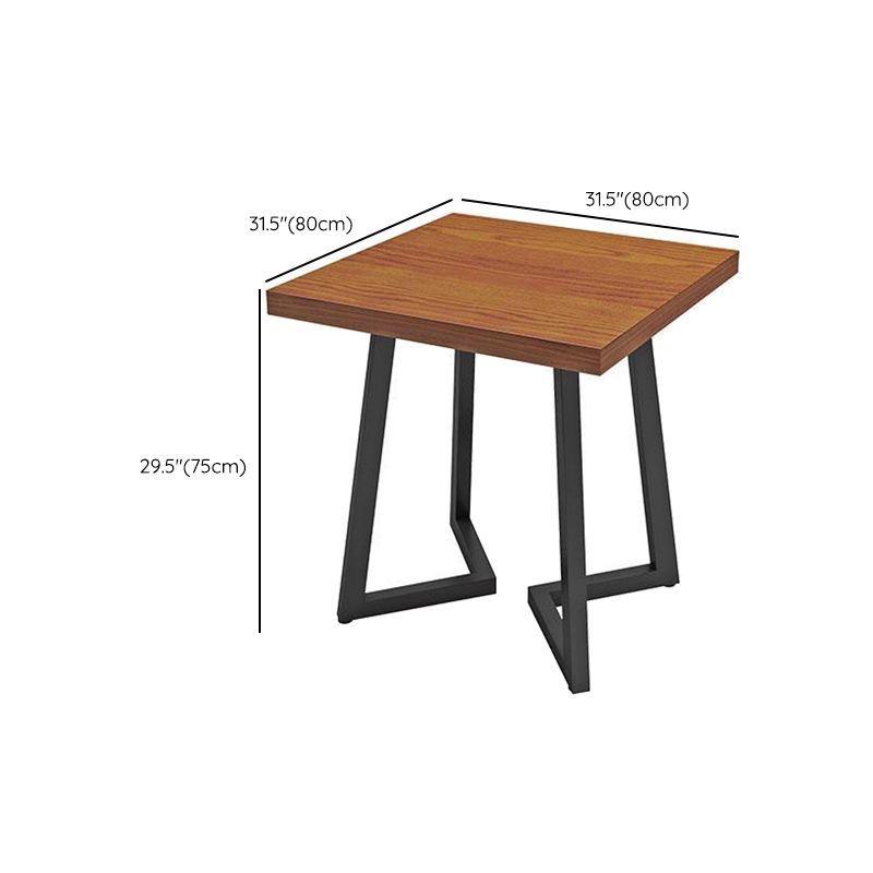 Industrial 1/3/5 Pieces Pièges Ensemble de restauration Table à manger en bois pour café