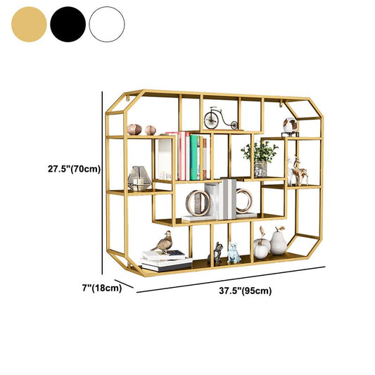Industrial Iron Bookshelf Wall Mounted Bookshelf for Office and Family Living Room Clearhalo 'Bookcases' 'furn' 'furn_bookcases' 'Furniture' 'furniture_bookcases' 'Office Furniture' 1200x1200_2899cf85-a6b6-4037-aa82-6696d0fd577c