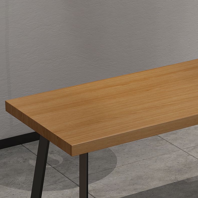 Industrial Style Rectangle Shape Dinette Set Solid Wood Top Dining Table Furniture for Dining Room Clearhalo 'Dining Room Sets' 'Dining Tables & Seating' 'dining_room_set' 'furn' 'furn_dining_room_set' 'Furniture' 'furniture_dining_room_set' 'Kitchen & Dining Furniture' 'kitchen&dining_furn' 'kitchen' 1200x1200_289aedee-dfe2-4620-804b-ca496d45b3c1