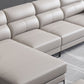 Contemporary Light Grey Sofa with Pillow Top Arm for Apartment 35.43" Clearhalo 'furn' 'furn_sectionals' 'Furniture' 'furniture_sectionals' 'kitchen' 'kitchen_sectionals' 'Living Room Furniture' 'Sectionals' 1200x1200_289bf2b4-cd2a-4837-8614-8c14437e9e75