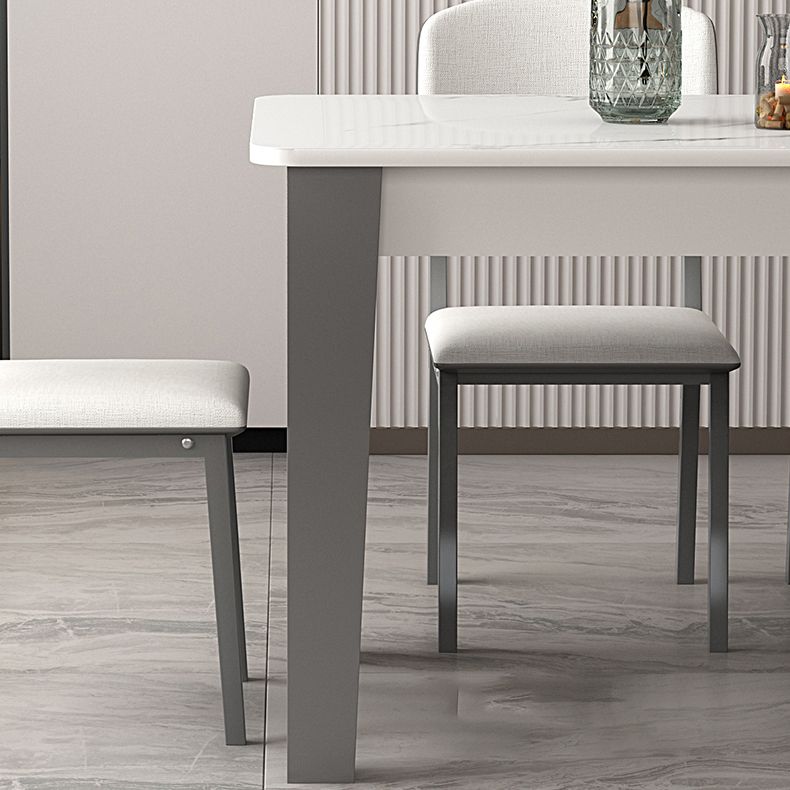 4 Legs Dining Table Rectangle Dining Table for Kitchen Dining Room