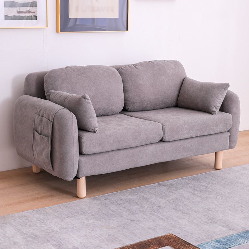 Scandinavian Loveseat with Two Pillow Back and Storage for Apartment Clearhalo 'Furniture' 'furniture_sofas' 'Living Room Furniture' 'Sofa' 'sofas' 1200x1200_289eebe0-8f45-49f9-ba81-da3fced60d63