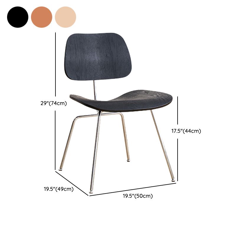 Sedia da sala da pranzo in legno in legno in legno contemporaneo per casa