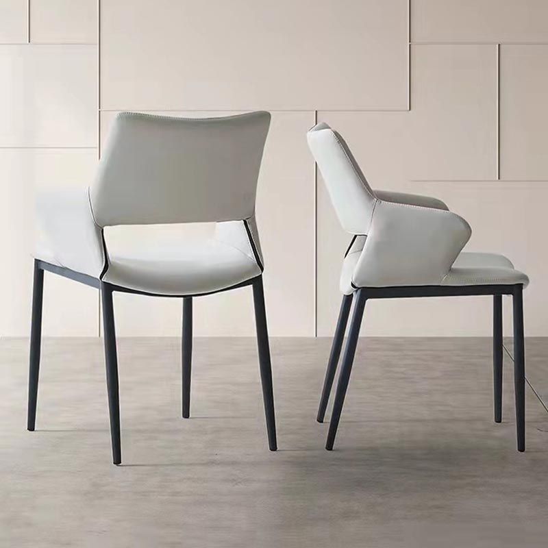 Armless Dining Chairs Contemporary Open Back Dining Side Upholstered Furniture Clearhalo 'Dining Chairs' 'Dining Tables & Seating' 'dining_chair' 'furn' 'furn_dining_chair' 'Furniture' 'Kitchen & Dining Furniture' 1200x1200_28a04891-623a-418a-8ae5-527cc51276d9