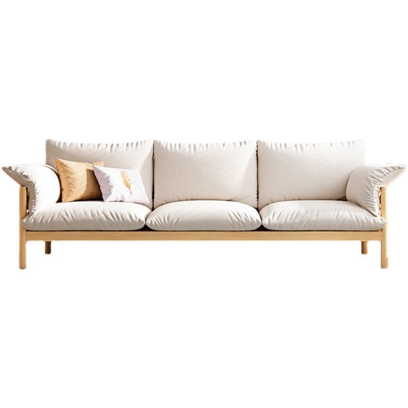 3-Seater 32.67" H Solid Wood Frame Pillow Top Arm Sofa for Living Room Clearhalo 'furn' 'furn_sofas' 'Furniture' 'Living Room Furniture' 'Sofa' 'sofas' 1200x1200_28a74220-1462-4550-aa0e-9c58ae5f90a9