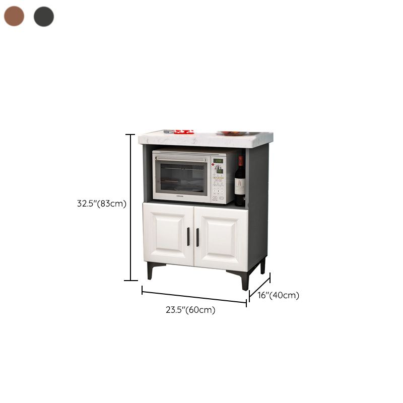 Tavolo da pranzo moderno per sala da pranzo tavolo di preparazione in marmo con mobile in magazzino