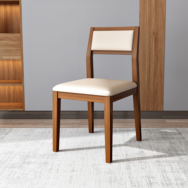 Open Back Dining Side Chair Solid Wood Dining Chair for Dining Room Clearhalo 'Dining Chairs' 'Dining Tables & Seating' 'dining_chair' 'furn' 'furn_dining_chair' 'Furniture' 'Kitchen & Dining Furniture' 1200x1200_28acfdaa-e640-40ff-8022-4b284a1706b9