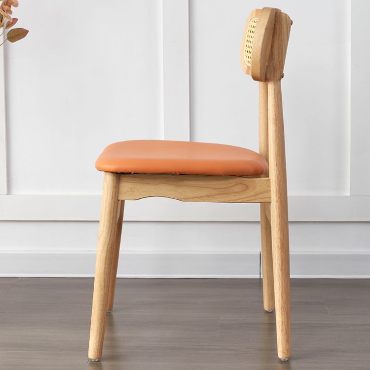 Contemporary Indoor Solid Wood Open Back Dining Side Chair for Restaurant Clearhalo 'Dining Chairs' 'Dining Tables & Seating' 'dining_chair' 'furn' 'furn_dining_chair' 'Furniture' 'Kitchen & Dining Furniture' 1200x1200_28ae80d1-ddb2-464b-acc6-12be2ecefb1a