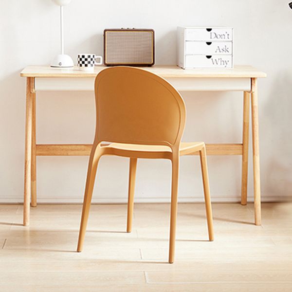 Contemporary Dining Room Dining Chair Plastic Stacking Side Chair Clearhalo 'Dining Chairs' 'Dining Tables & Seating' 'dining_chair' 'furn' 'furn_dining_chair' 'Furniture' 'Kitchen & Dining Furniture' 1200x1200_28af3a2e-41e0-4a74-a4e2-7785e08829ed