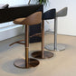 Adjustable Height Bar Stool Contemporary Dining Stool with Footrest