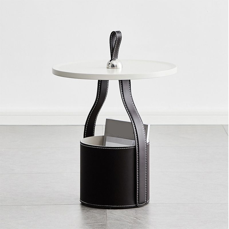 Tavolo laterale contemporaneo Piedistale con portata del soggiorno rotondo tavolo