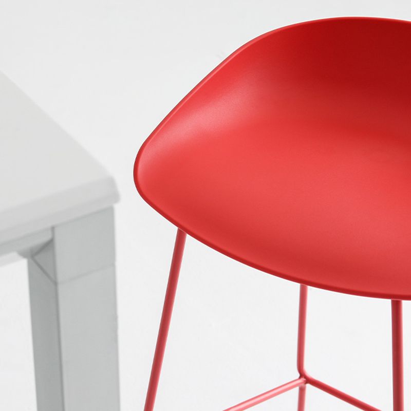 Modern Plastic Counter & Bar Stool Bucket Footrest Stool for Coffee Shop Clearhalo 'Bar Furniture' 'Bar Stools' 'bar_stools' 'furn' 'furn_bar_stools' 'furniture_bar_stools' 'Kitchen & Dining Furniture' 'kitchen&dining_furn' 'kitchen' 'kitchen_furn' Furniture' 1200x1200_28b4cefb-0cfd-4abd-a667-6ed458760006