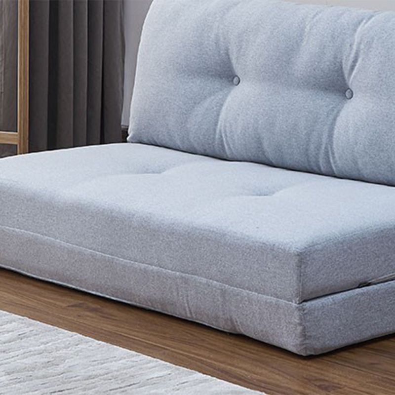 現代のリネンアームレスソファベッド標準ソファ折りたたみ式ソファリビングルーム