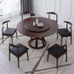 Rotatable Wooden Round Table in Brown Rubber Wood Dining Table with Pedestal Clearhalo ' dining_table' 'Dining Tables & Seating' 'Dining Tables' 'furn' 'furn_dining_table' 'Furniture' 'furniture_dining_table' 'Kitchen & Dining Furniture' 'kitchen&dining_furn' 'kitchen' 'kitchen_dining_table' 1200x1200_28b7d579-729d-4ae5-aef0-83c992cc9800
