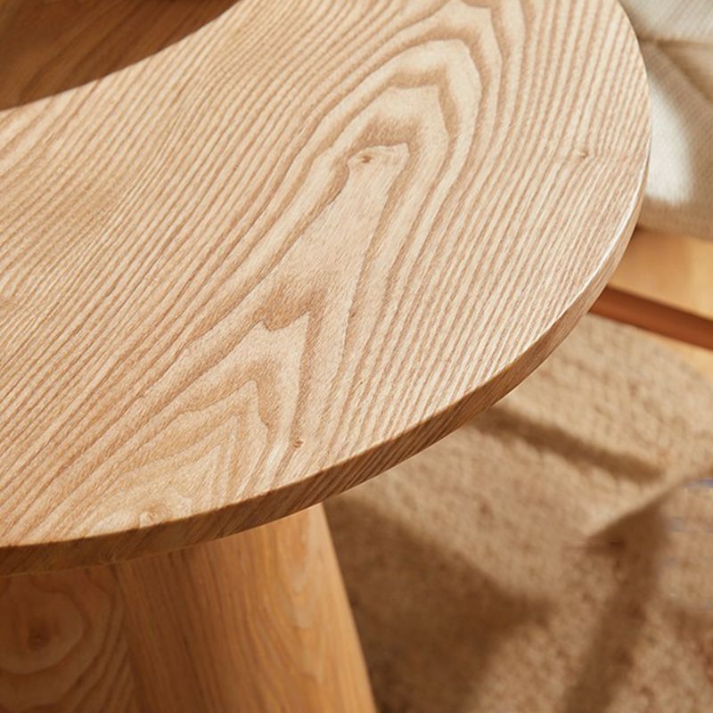 Contemporary Coffee Table Solid Wood Pedestal Coffee Cocktail Table Clearhalo 'Coffee & Accent Tables' 'Coffee Tables' 'coffee_tables' 'furn' 'furn_coffee_tables' 'Furniture' 'Living Room Furniture' 1200x1200_28b8c920-c3a4-489f-8423-0b71f40efc79