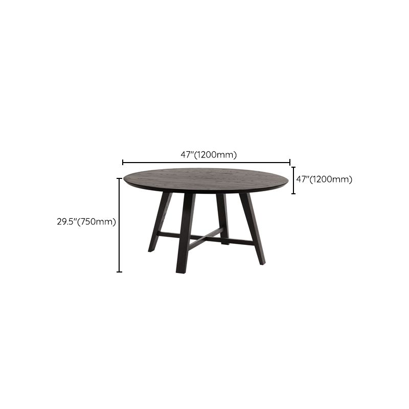 Mesa de comedor moderna mesa redonda de madera para comedor