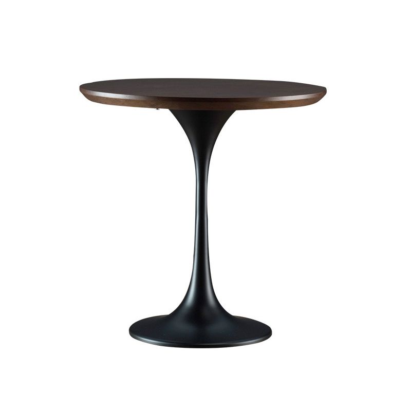 Pedestal Base Design Cocktail Table Round Coffee Table Made of Solid Wood Clearhalo 'Coffee & Accent Tables' 'End & Side Tables' 'end_side_table' 'end_side_tables' 'furn' 'furn_end_side_tables' 'Furniture' 'furniture_end_side_table' 'Living Room Furniture' 1200x1200_28bf23cf-9cb9-4595-af12-d5db7a28f77e