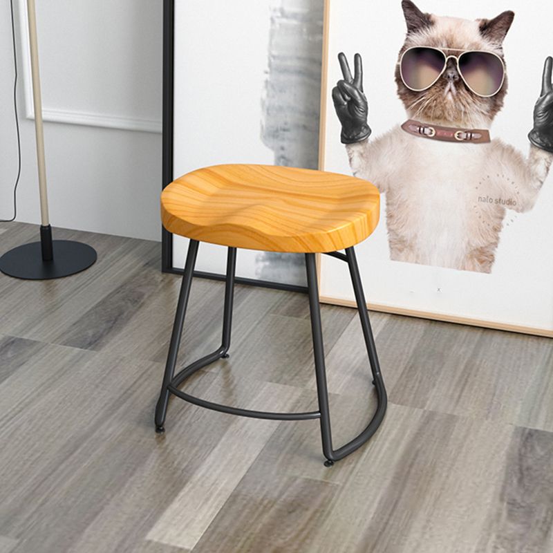 Modern Style Bar-stool with Footrest Iron Sled Legs for Kitchen Bar Clearhalo 'Bar Furniture' 'Bar Stools' 'bar_stools' 'furn' 'furn_bar_stools' 'furniture_bar_stools' 'Kitchen & Dining Furniture' 'kitchen&dining_furn' 'kitchen' 'kitchen_furn' Furniture' 1200x1200_28c00dbf-e94b-4007-9e84-0df30b3c4d0d