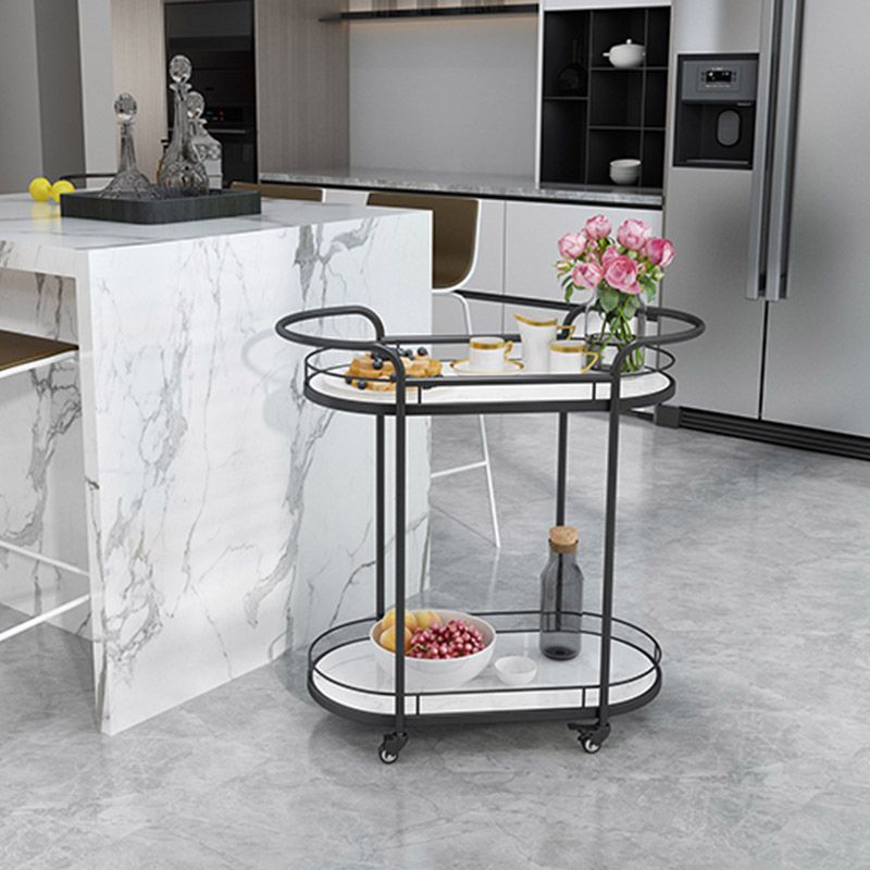 Table à manger à manger de cuisine de cuisine ouverte moderne Table de préparation