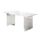 Modern 1/2/5/7 Pieces Rectangle Dining Set Sintered Stone Top Table with Leather Chairs Clearhalo 'Dining Room Sets' 'Dining Tables & Seating' 'dining_room_set' 'furn' 'furn_dining_room_set' 'Furniture' 'furniture_dining_room_set' 'Kitchen & Dining Furniture' 'kitchen&dining_furn' 'kitchen' 1200x1200_28c19721-3890-482a-a51a-26d8fff7878f