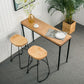 1/2/3 Pieces Industrial Rectangle Pub Table Set Solid Wood Counter Table Set Clearhalo 'Bar Furniture' 'furn' 'furn_home_bar_bar_sets' 'Furniture' 'Home Bars & Bar Sets' 'home_bar_bar_sets' 'Kitchen & Dining Furniture' 1200x1200_28c2a233-2ce3-48a1-a0f9-d680804ffb16