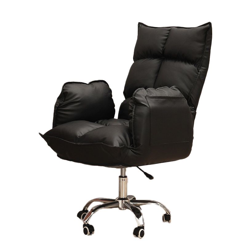 Silla de escritorio moderna deslizamiento de asiento ajustable altura de la oficina con ruedas