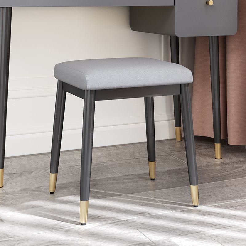 Modern Grey Standard Leather Solid Color Rectangle Indoor Standard Clearhalo 'furn' 'furn_ottomans_poufs' 'Furniture' 'Living Room Furniture' 'Ottomans & Poufs' 'ottomans_poufs' 1200x1200_28c3bc6e-abae-4b00-a09a-5a3257e0d0ba