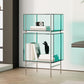 Contemporary Closed Back Standard Bookshelf Acrylic Bookcase with Shelves for Study Room Clearhalo 'Bookcases' 'furn' 'furn_bookcases' 'Furniture' 'Office Furniture' 1200x1200_28c47b50-64bd-4985-bdbc-159a761cfa63