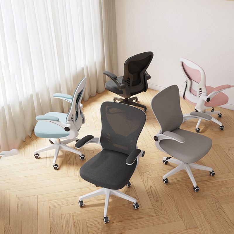 Padded Arms Office Chair Swivel Adjustable Seat Height Chair with Caster Wheels Clearhalo 'furn' 'furn_office_chair' 'Furniture' 'Office Chairs' 'Office Furniture' 'office_chair' 1200x1200_28c83d4f-42c9-4a2e-aff8-7830d32fc2a5