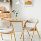 Scandinavian Home Side Chair Upholstered Open Back Wood Folding Dining Room Chair Clearhalo ' kitchen&dining_furn' 'Dining Chairs' 'Dining Tables & Seating' 'dining_chair' 'Furniture' 'furniture_dining_chair' 'Kitchen & Dining Furniture' 'kitchen' 1200x1200_28c9eaae-6644-4050-864c-ebc1bc32cb0e