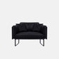 Wooden Genuine Leather Cushions Sofa 31.5"H Contemporary Industrial Square Arm Sofa,Black Clearhalo 'furn' 'furn_sofas' 'Furniture' 'furniture_sofas' 'kitchen' 'kitchen_sofas' 'Living Room Furniture' 'Sofa' 'sofas' 1200x1200_28ca02a1-e641-426c-a0f8-29c3d117d44a