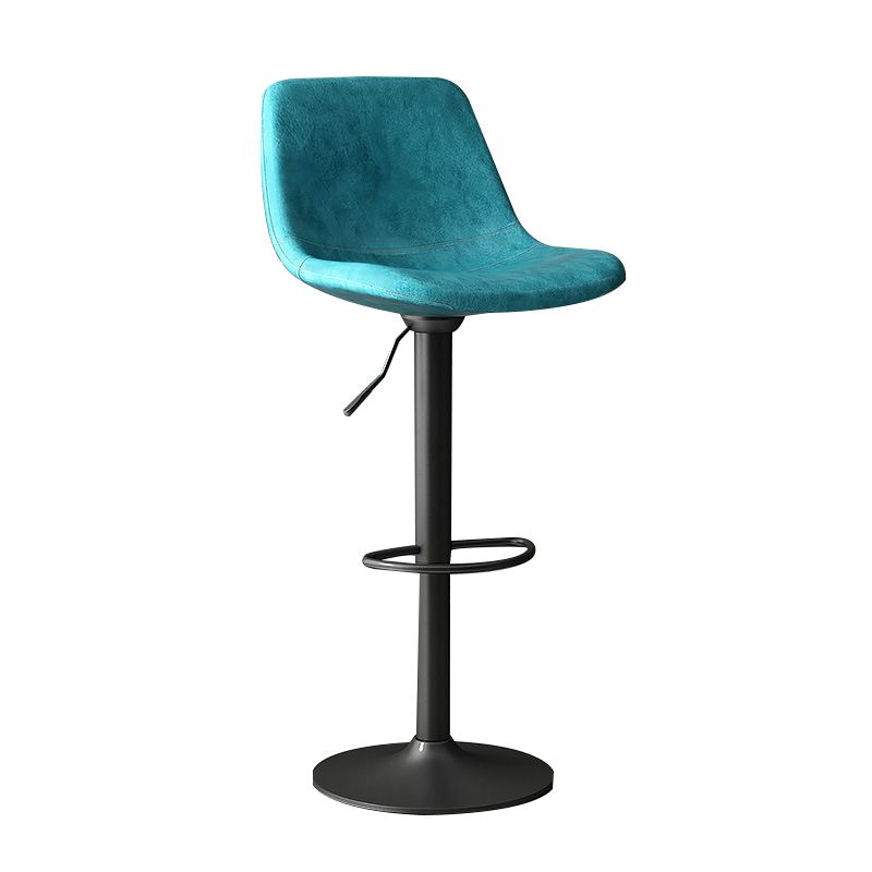 Home Footrest Adjustable Height Stool Contemporary Leather Barstool Clearhalo 'Bar Furniture' 'Bar Stools' 'bar_stools' 'furn' 'furn_bar_stools' 'Furniture' 'Kitchen & Dining Furniture' 1200x1200_28cae6e5-7efe-4c75-a3e5-155bc08ee146
